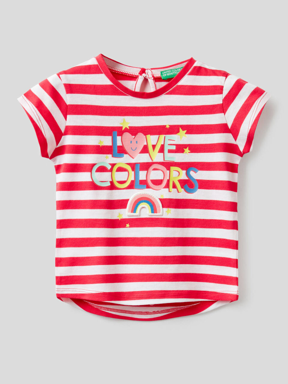 Camiseta de rayas de 100% algodón image number 1