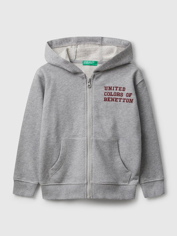 Sudadera con capucha y bordado Niño