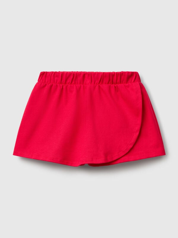 Pantalón culotte de puro algodón Niña