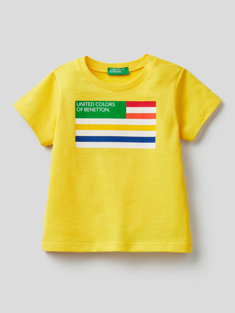 Camiseta de algodón orgánico con estampado de logotipo image number 1