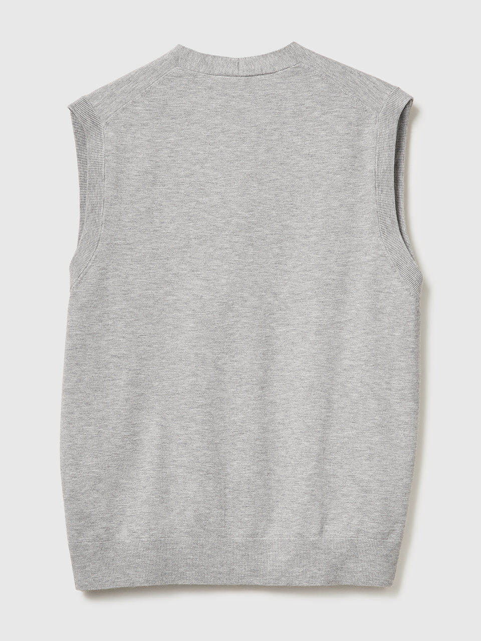 S/L V NECK SWEATER Hombre image number 2