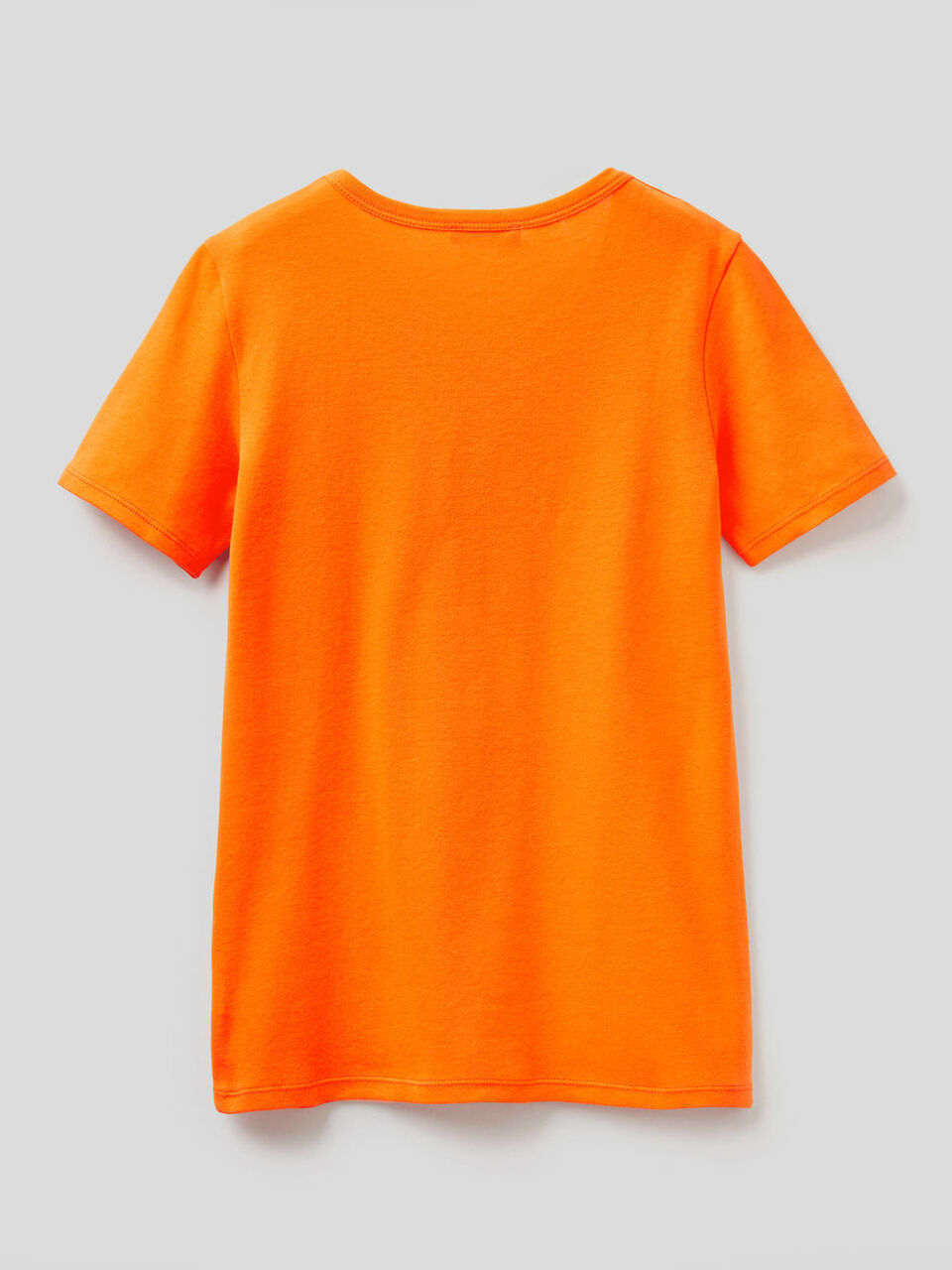 Camiseta de 100% algodón con estampado de logotipo con glitter image number 2