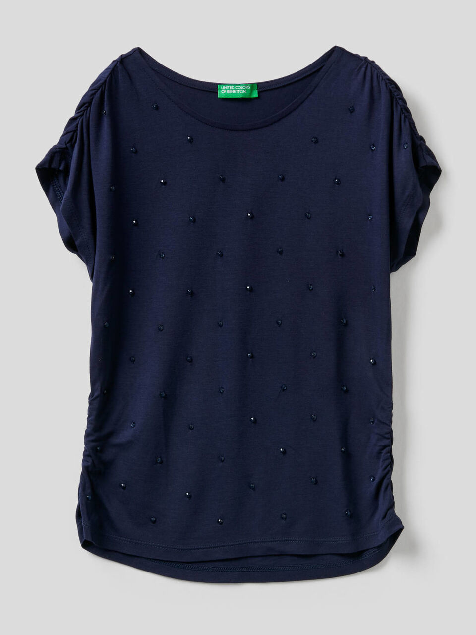 Camiseta con cuentas bordadas image number 1