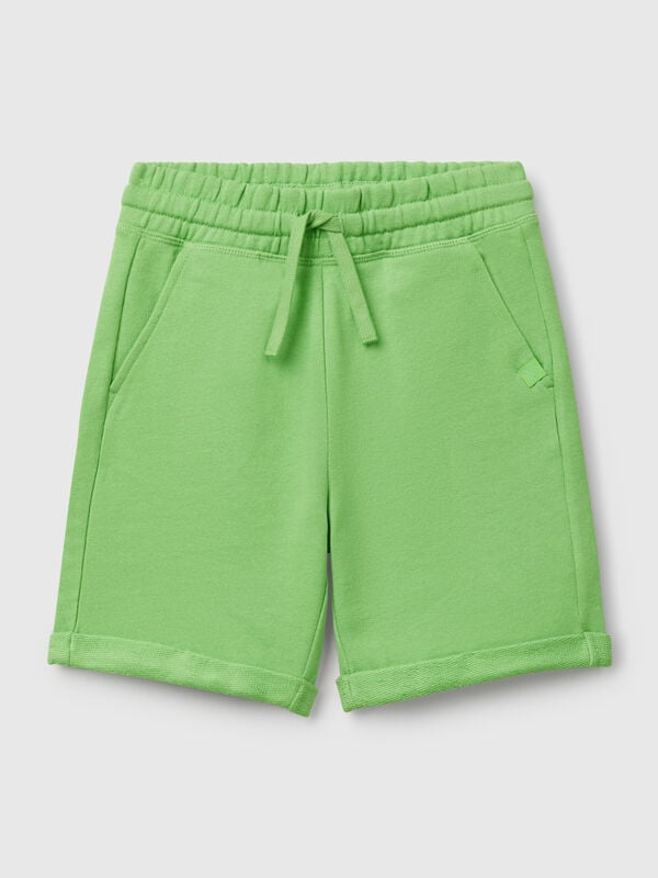 Bermudas de felpa de puro algodón Niño