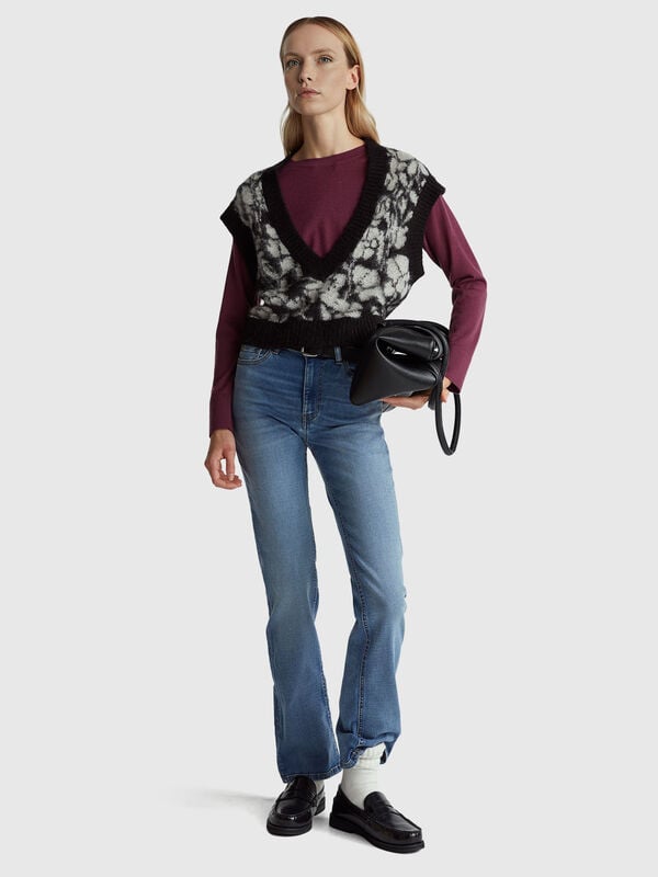 Su&eacute;ter de pura lana merino Mujer