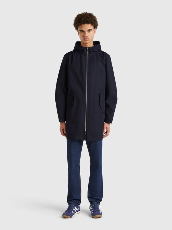 Parka en mezcla de algodón Hombre