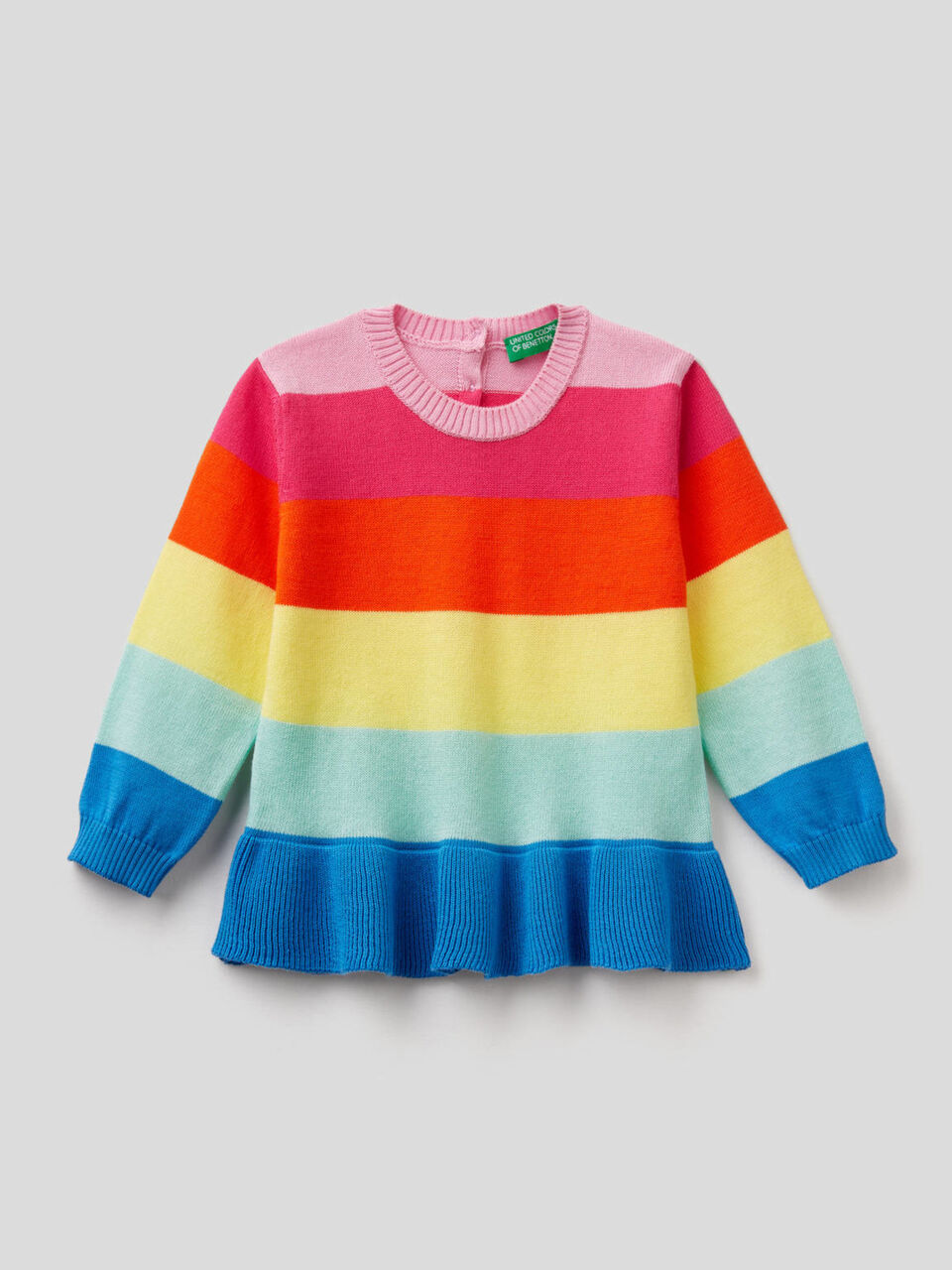Jersey de rayas con volantes image number 1