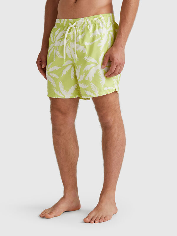 Bañador de nailon estampado Hombre
