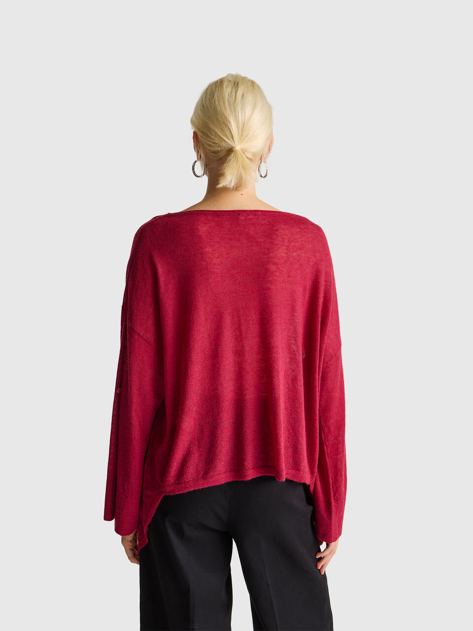 BOAT-NECK SWEAT.L/S Mujer image number null