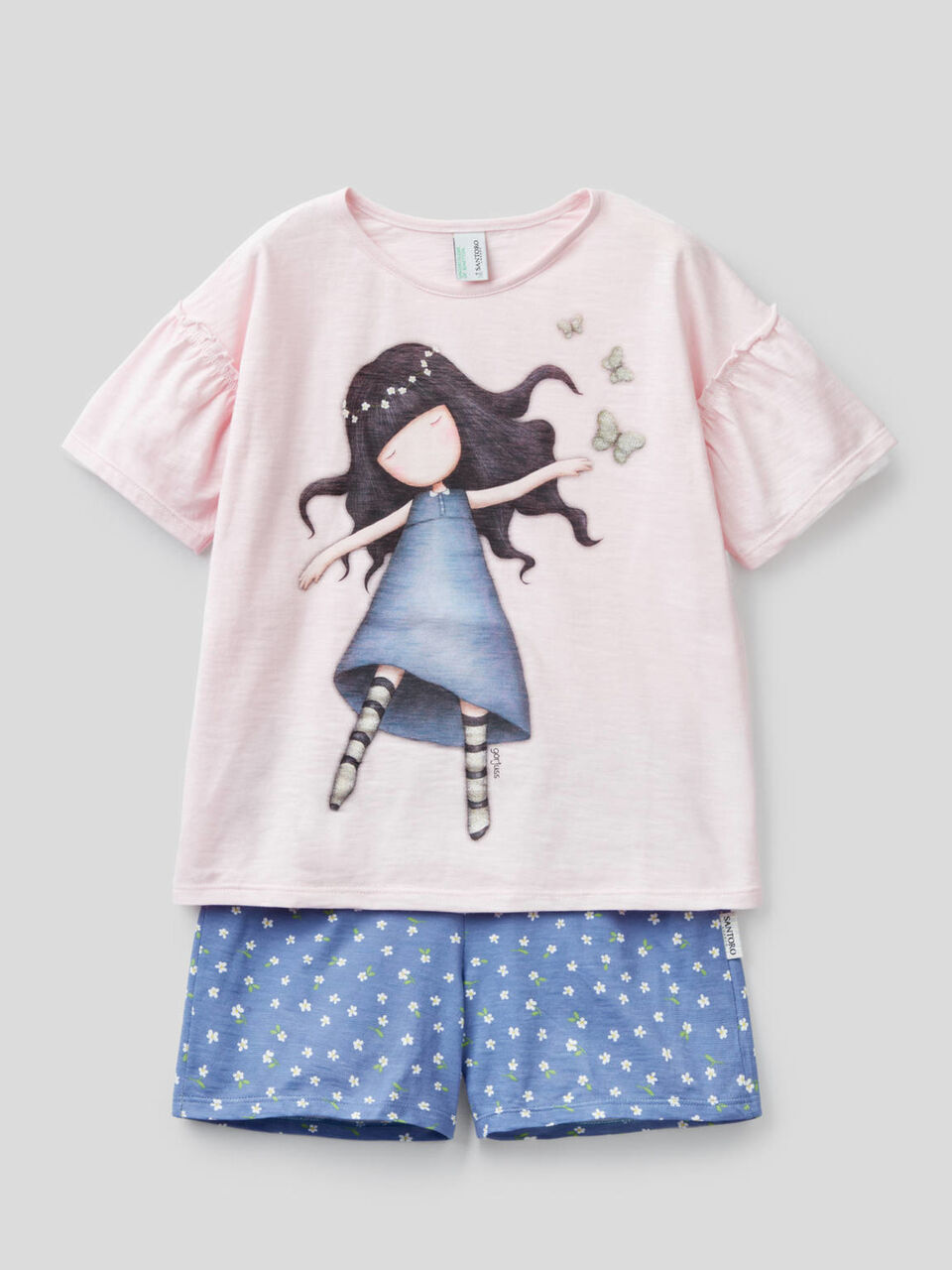 Pijama corto con estampado Gorjuss image number 1