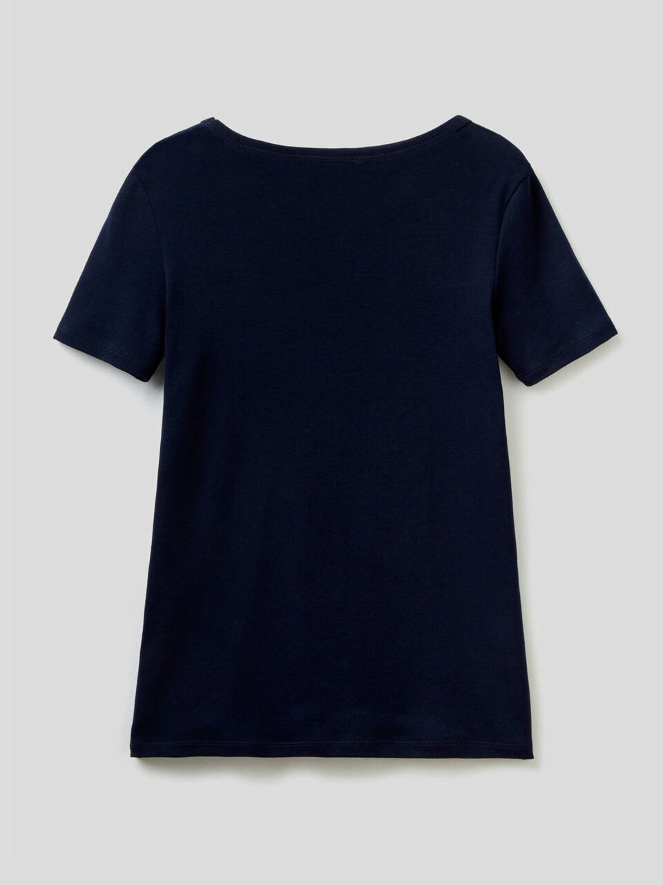 Camiseta de 100% algodón con estampado de logotipo con glitter image number 2