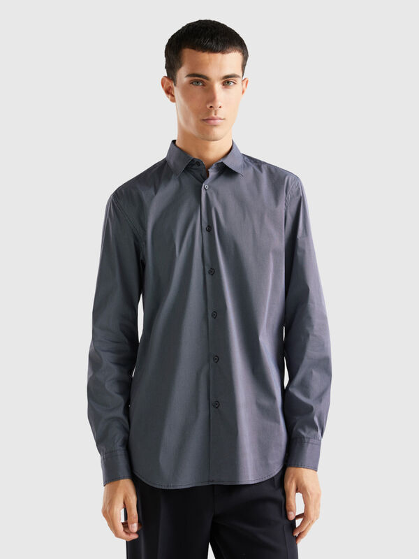 Camisa estampada slim fit