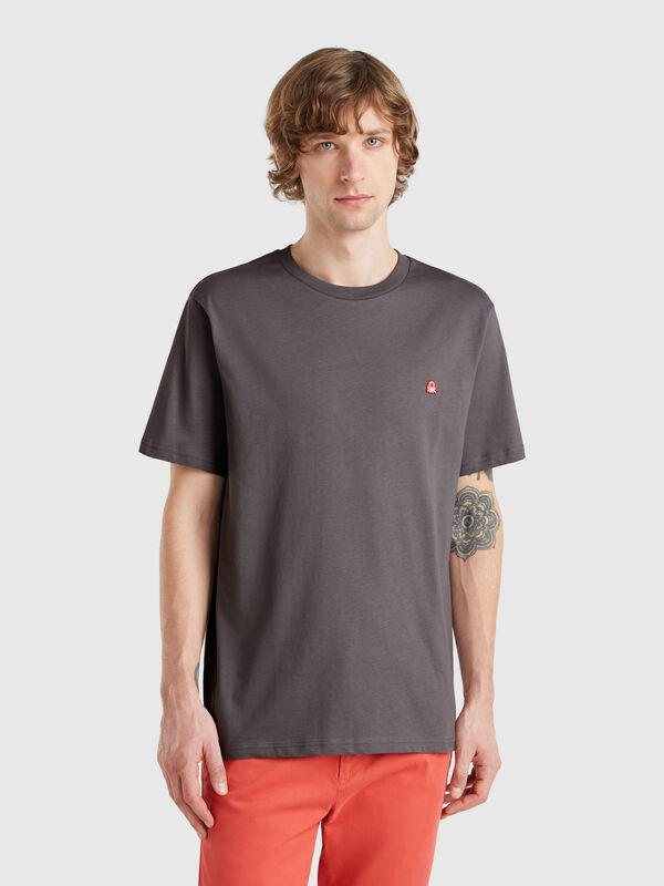 Camiseta básica de algodón  Hombre