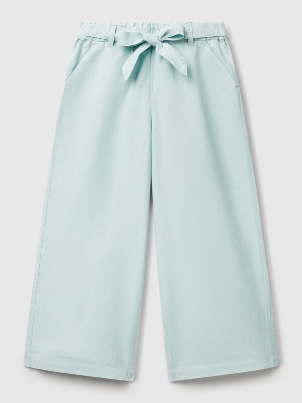 Pantalón con fajín Niña