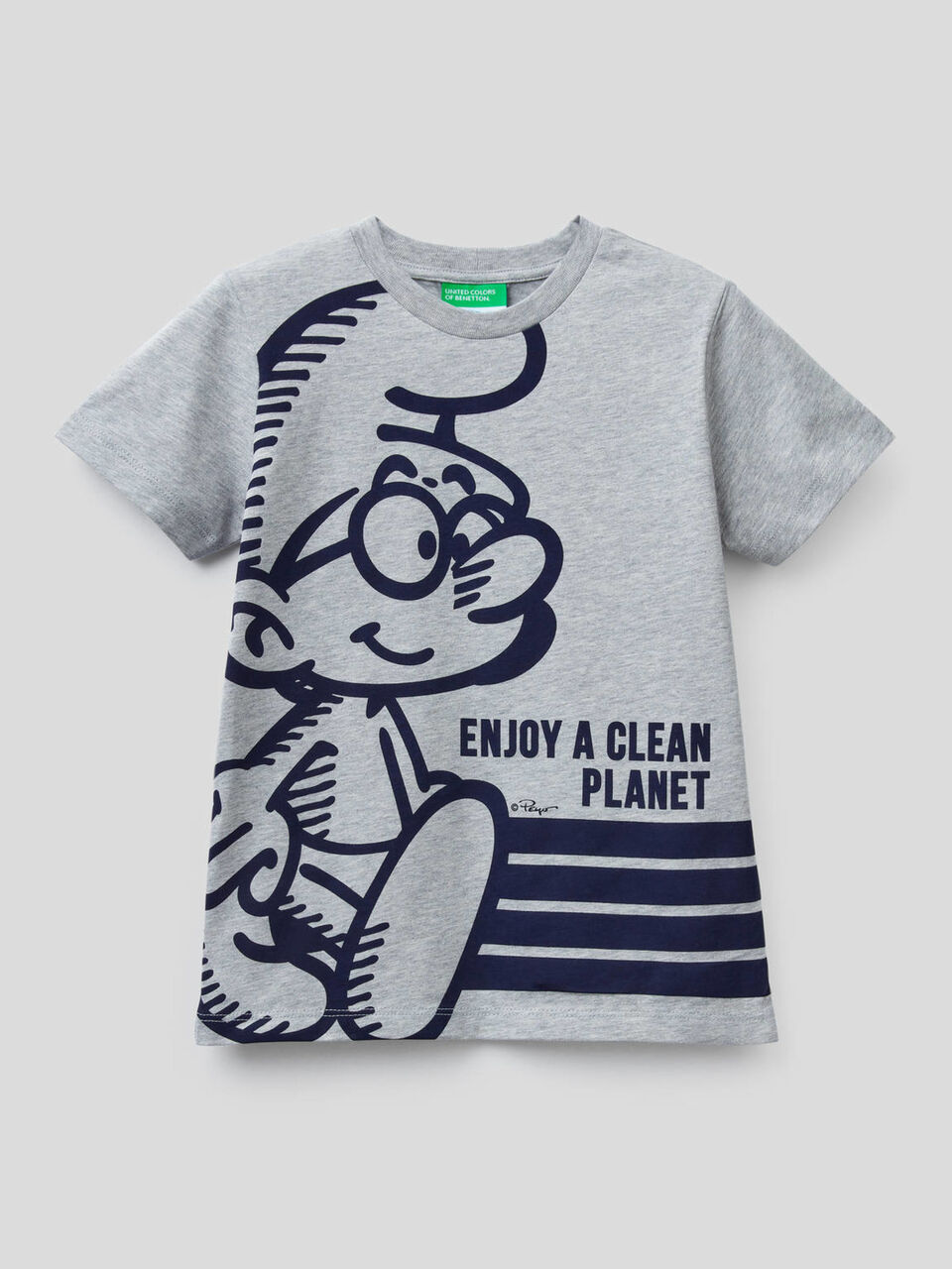 Camiseta con estampado de pitufos image number 1