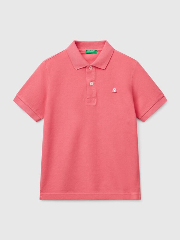 Polo slim fit de algodón puro Niño