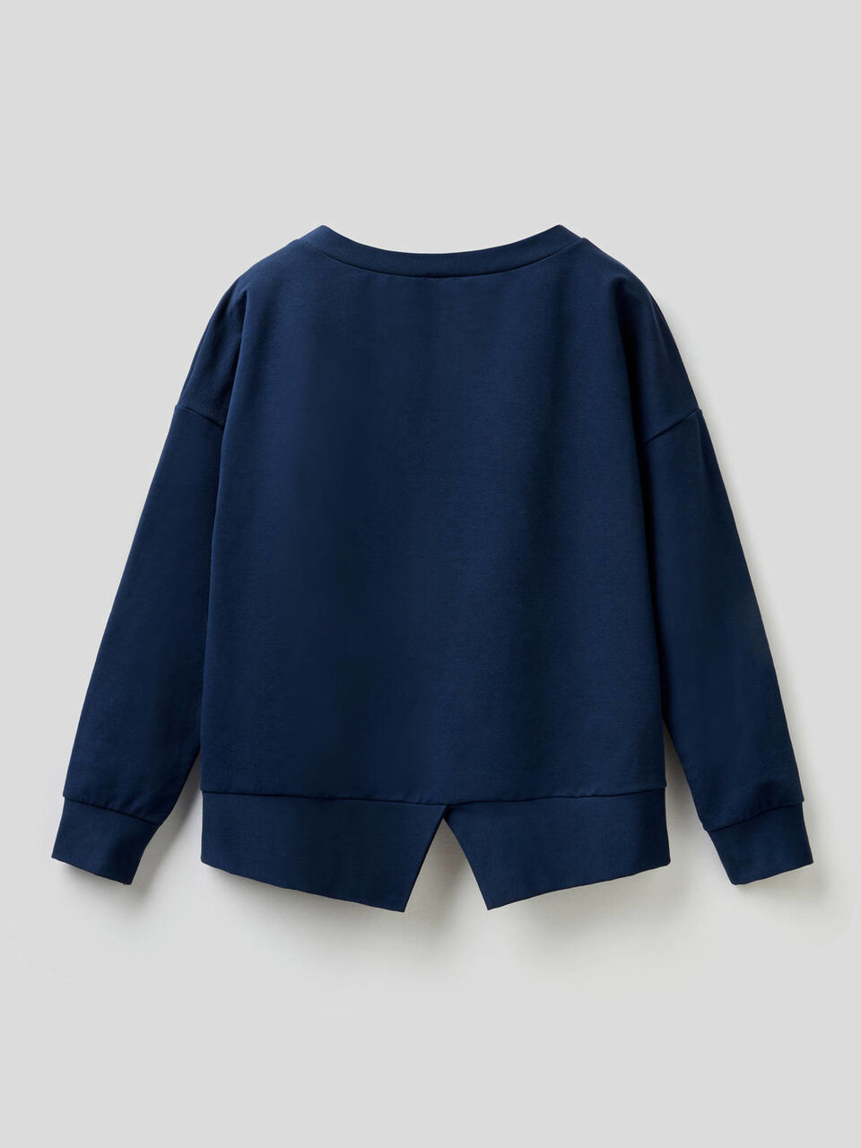 Sudadera evasé de algodón elástico image number 2