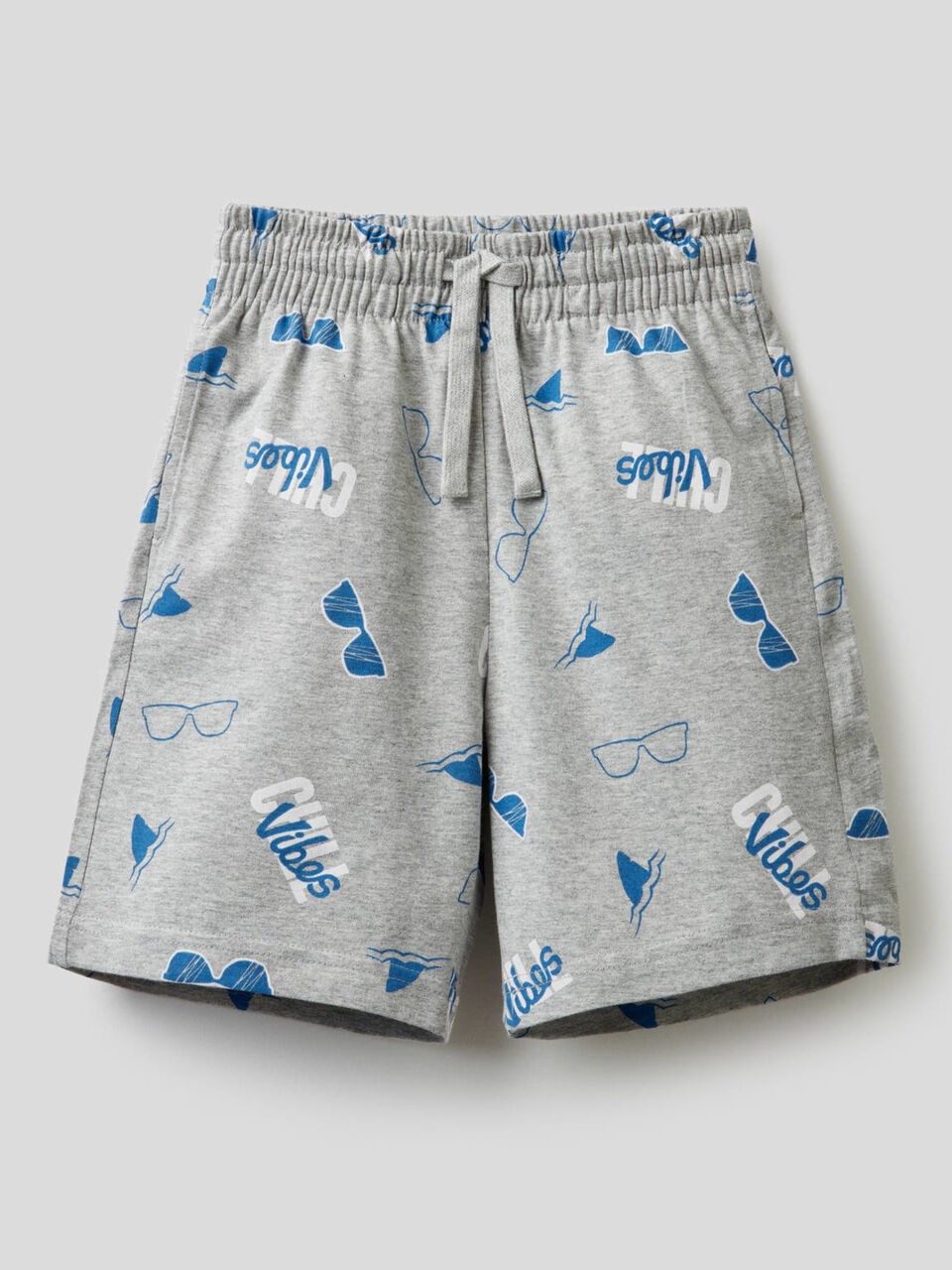 Bermudas estampadas de 100% algodón image number 1