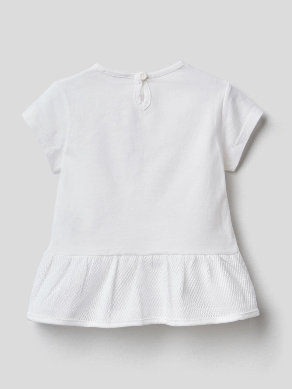 Camiseta con volante y parche sonoro image number 2