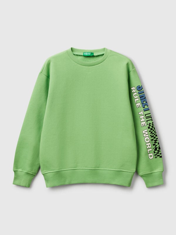 Sudadera 100% algodón con estampado Niño