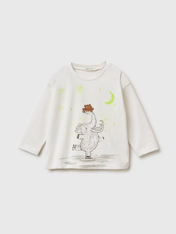 Camiseta con estampado luminoso Recién nacidos