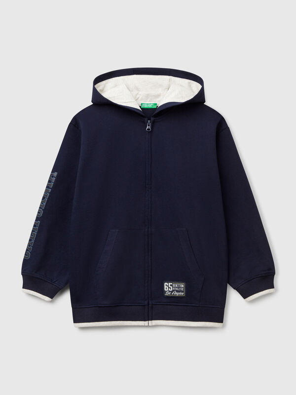 Sudadera con estampado engomado Niño