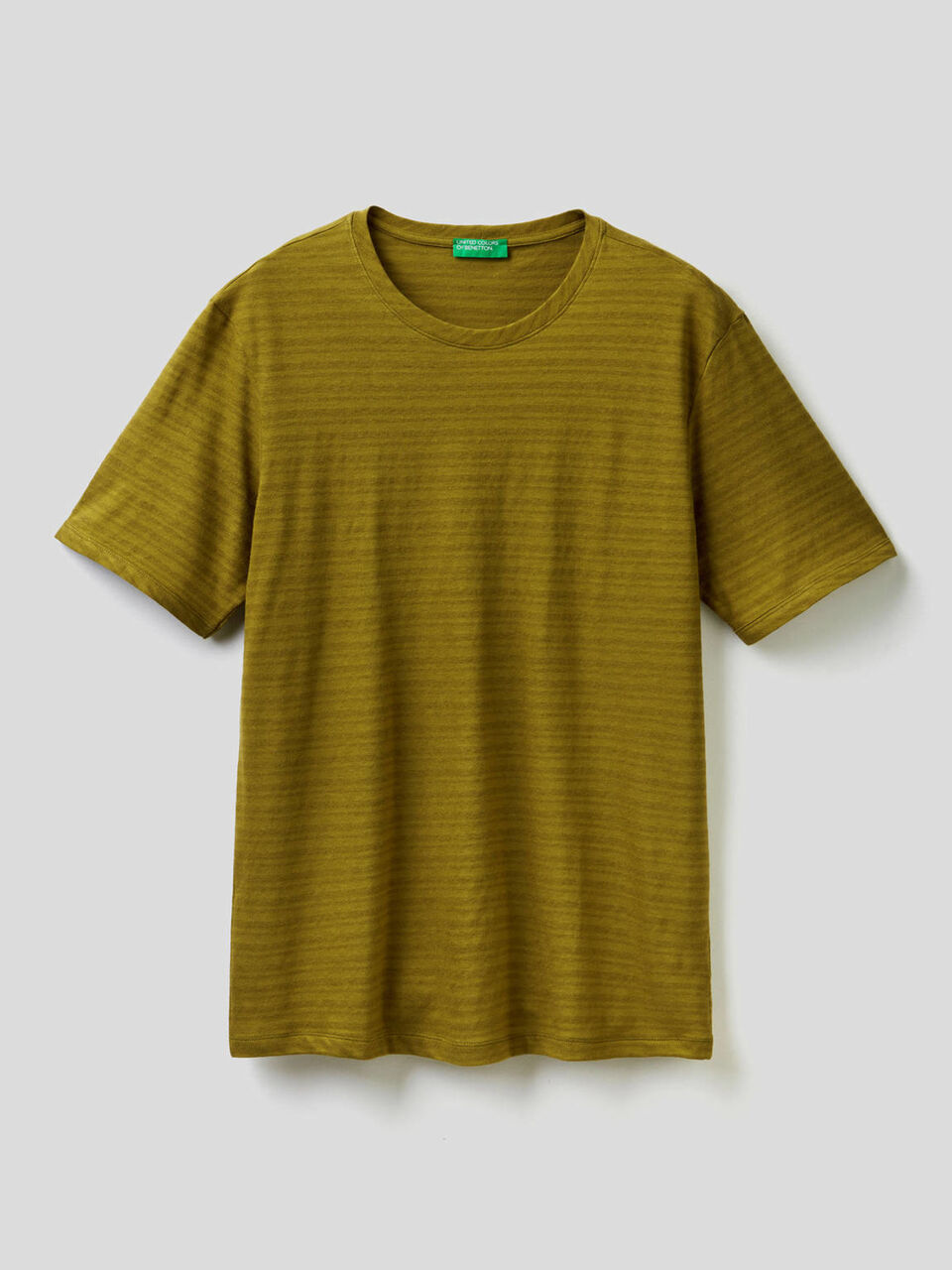 Camiseta de rayas de lino mixto image number 1