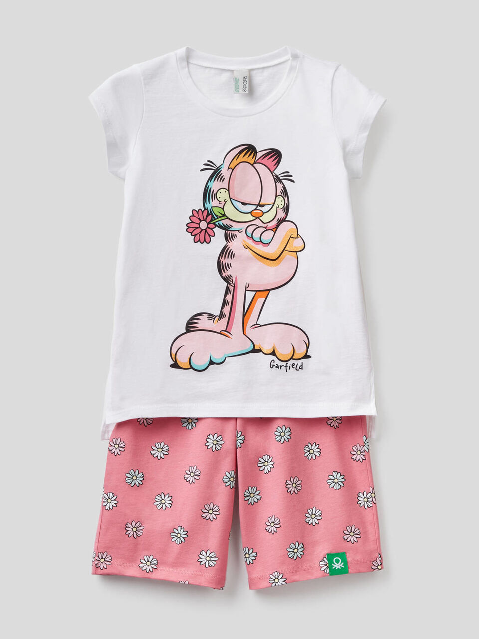 Pijama corto con estampado de Garfield image number 1