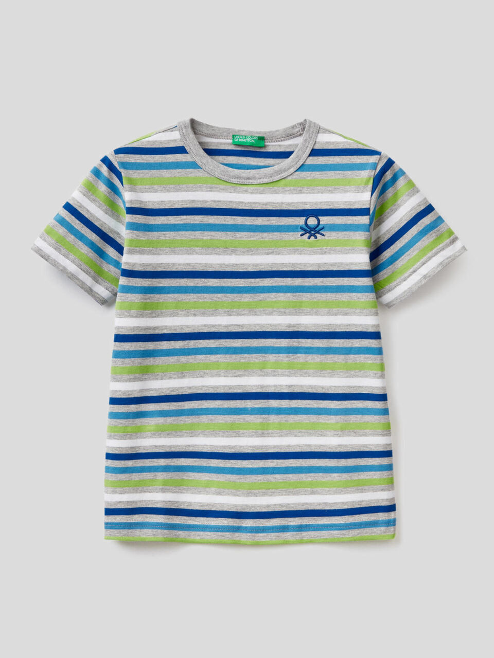Camiseta de rayas de 100% algodón image number 1