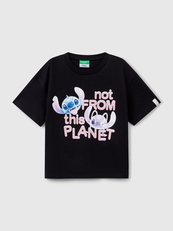 Camiseta boxy fit Lilo &amp; Stitch Niña