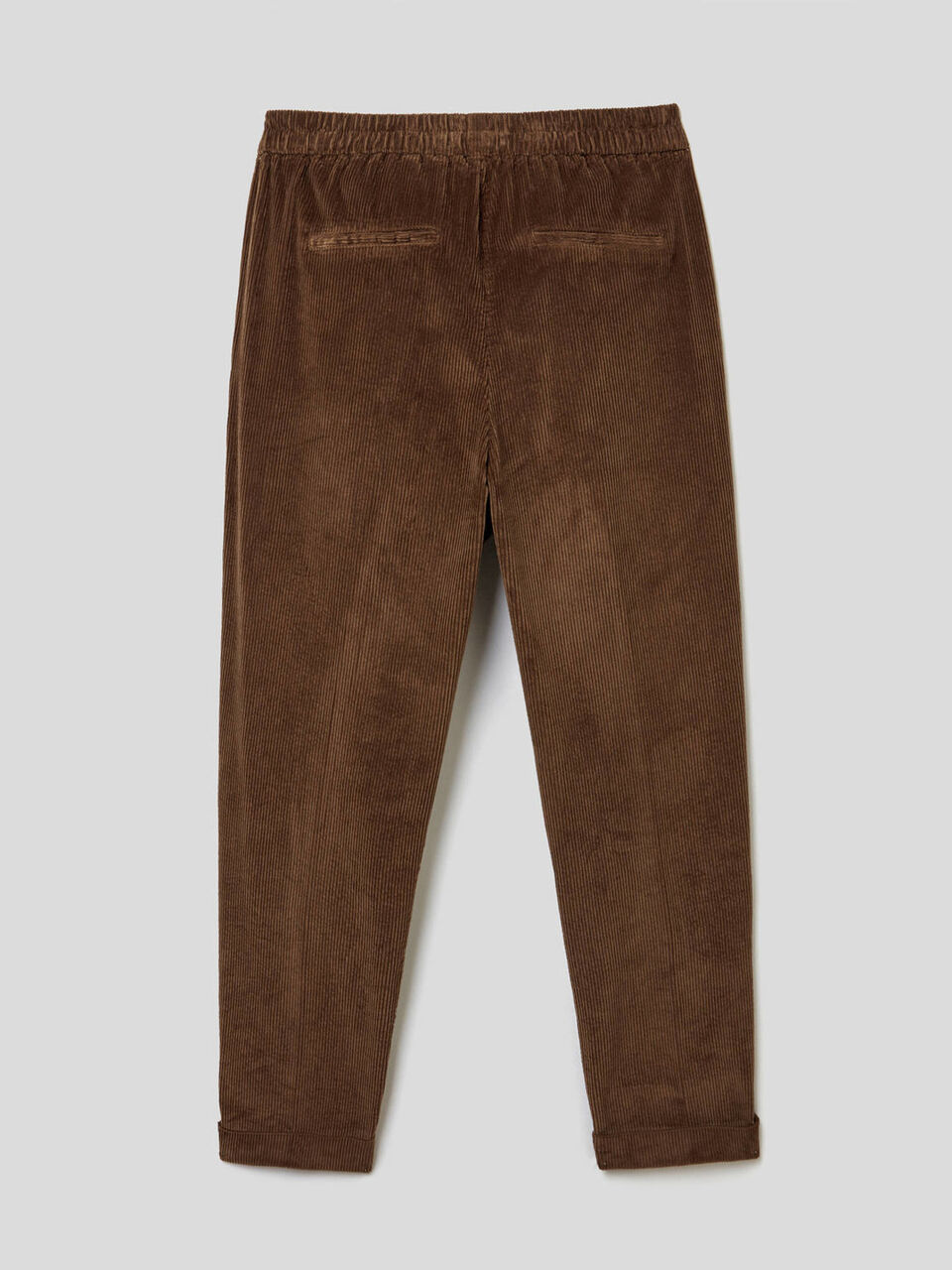 Pantalones chinos de pana con cintura elástica image number 2