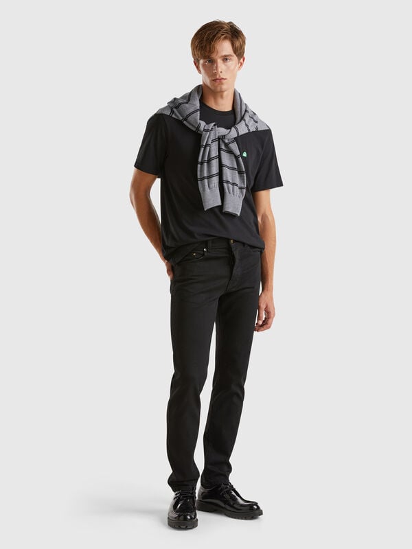 Vaqueros slim fit con cinco bolsillos Hombre