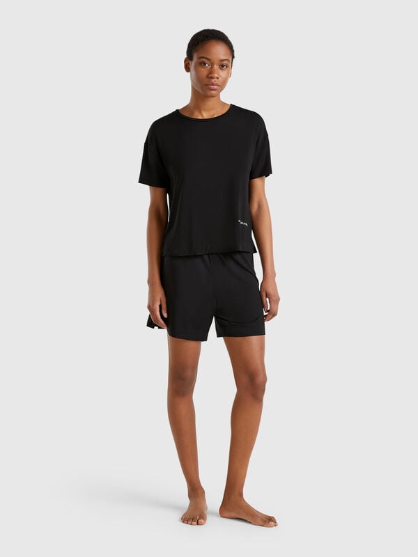 Pantalón corto de Modal elástico Mujer