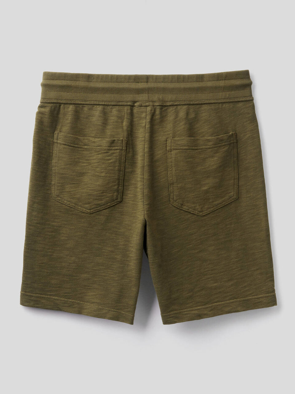 Bermudas de felpa con cordón de ajuste image number 2