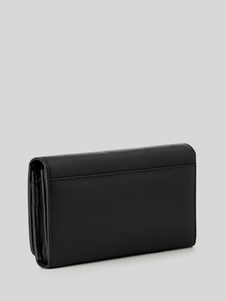 Cartera de piel auténtica con cremallera image number 2