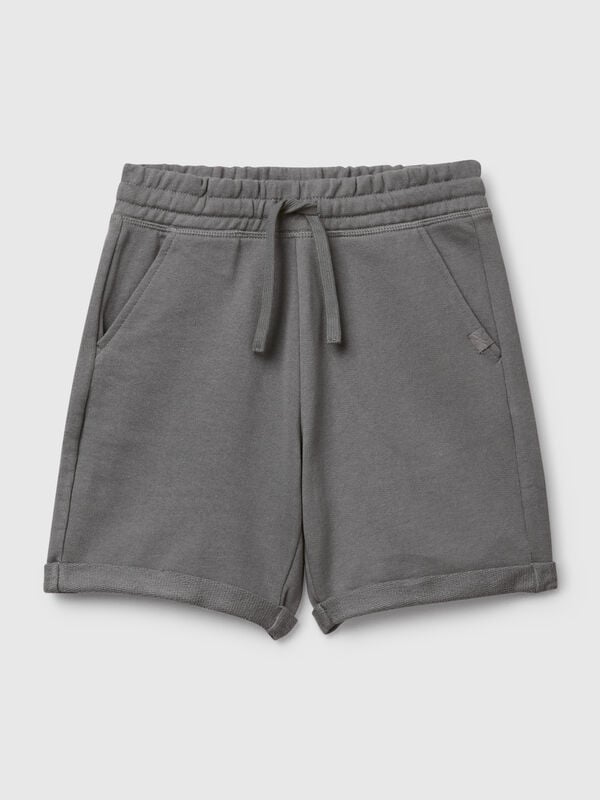Bermudas de felpa de puro algodón Niño