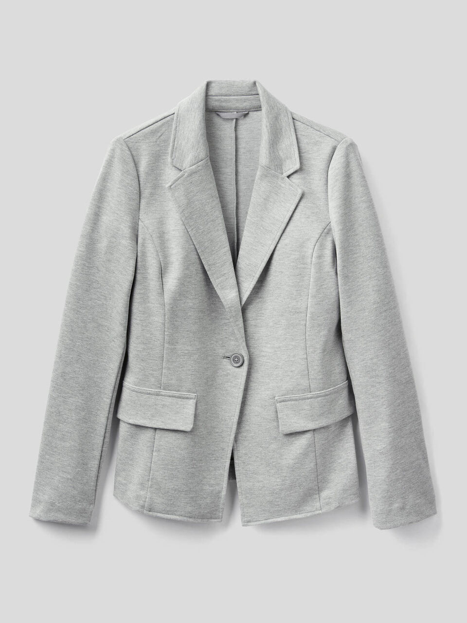 Blazer de algodón mixto elástico image number 1