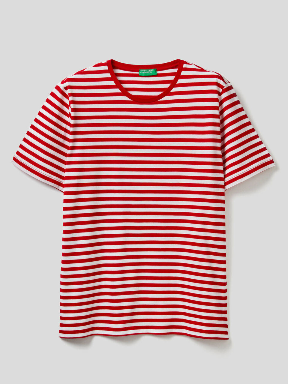 Camiseta de rayas de algodón 100 % image number 1