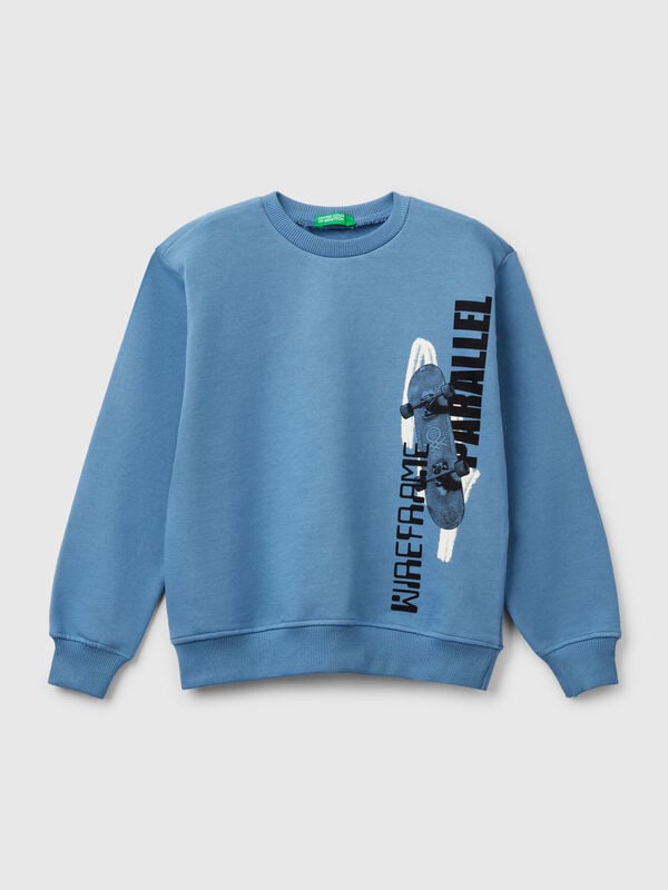 Sudadera 100% algodón con estampado Niño