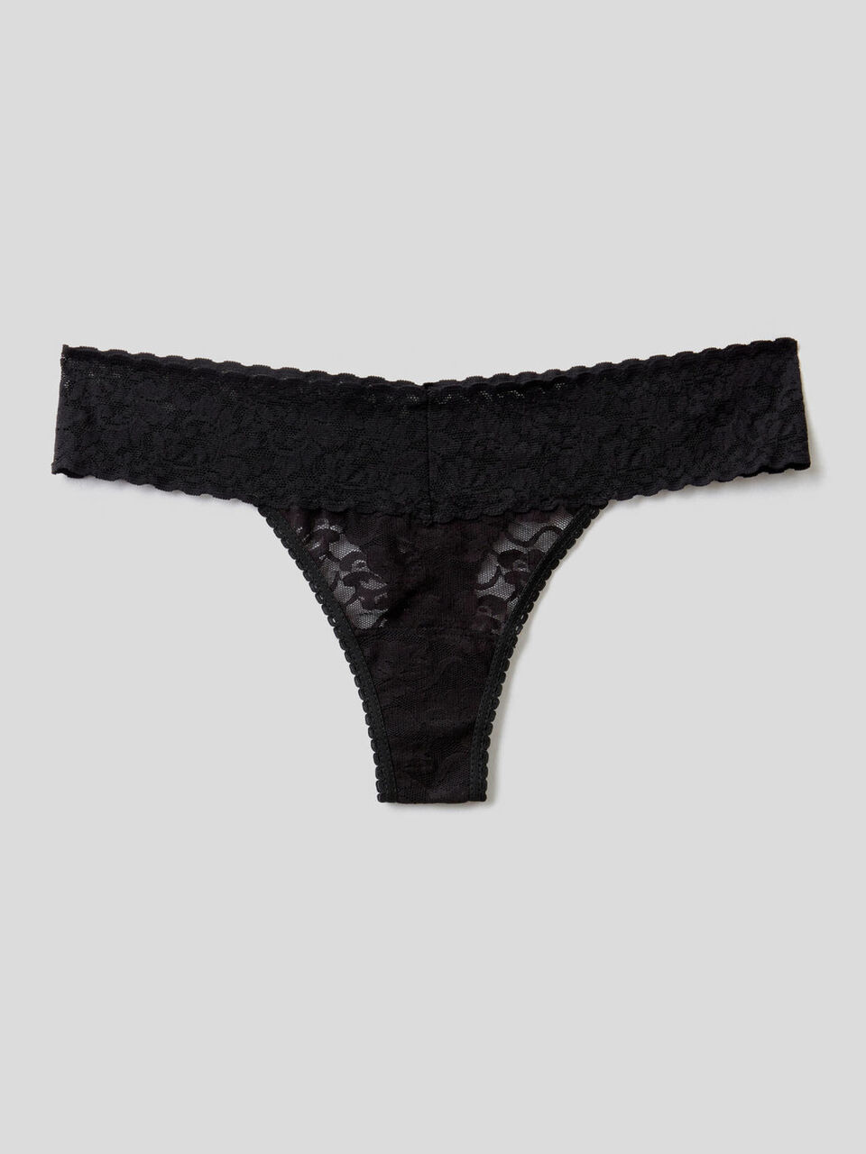 Tanga de encaje elástico image number 1