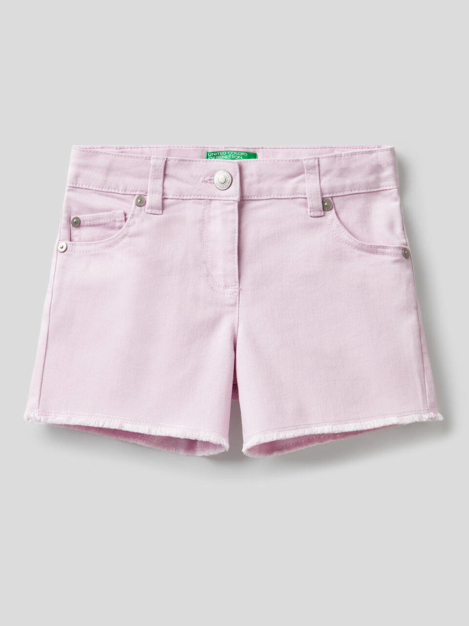 Pantalón corto de algodón elástico mixto image number null