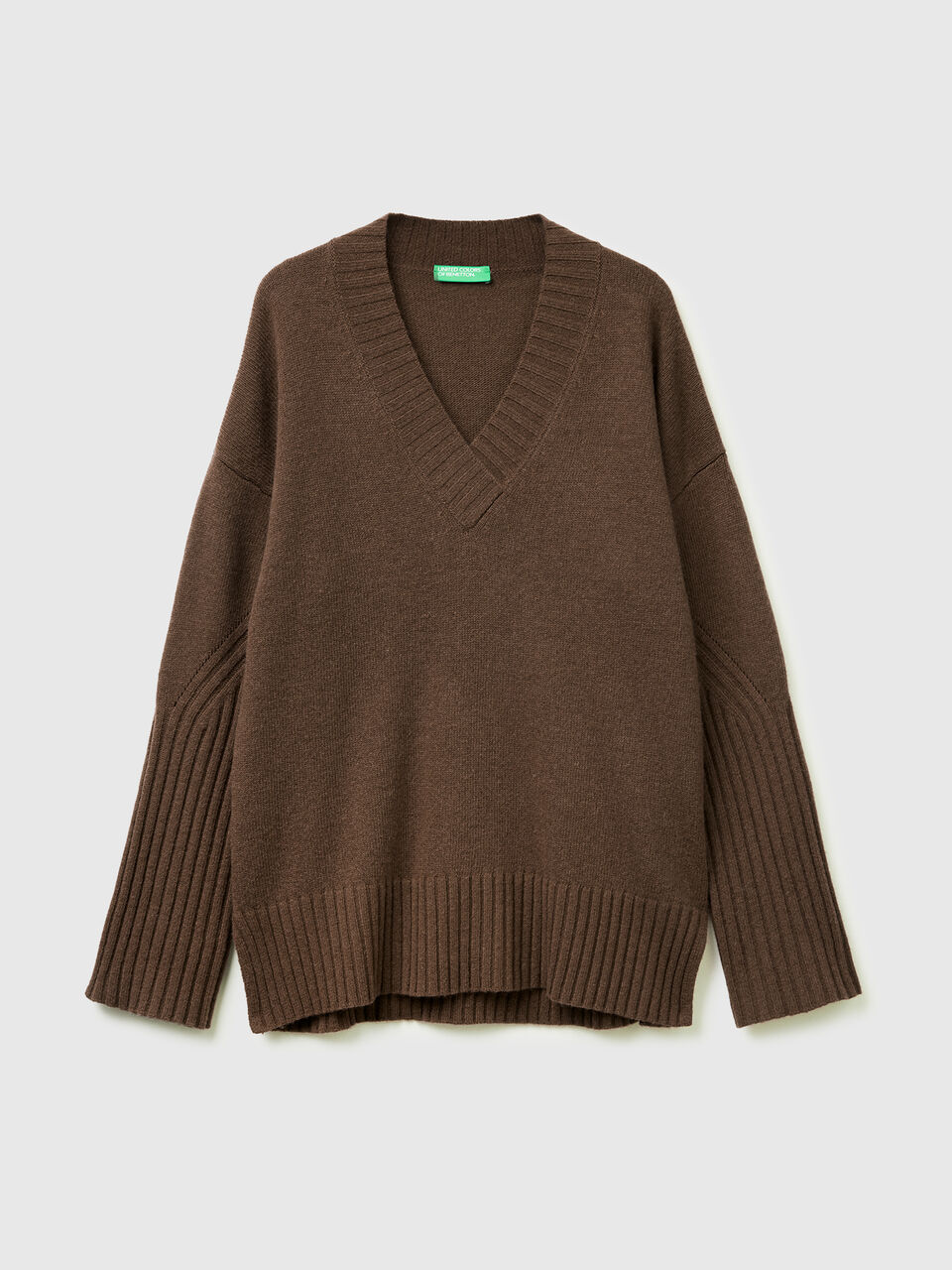 V NECK SWEATER L/S Mujer image number 1