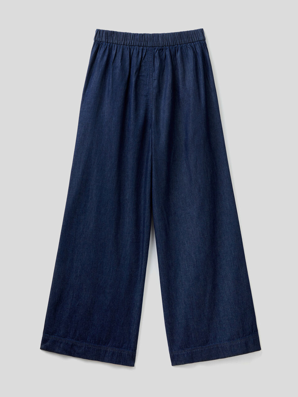 Pantalón wide fit de cambray image number 2