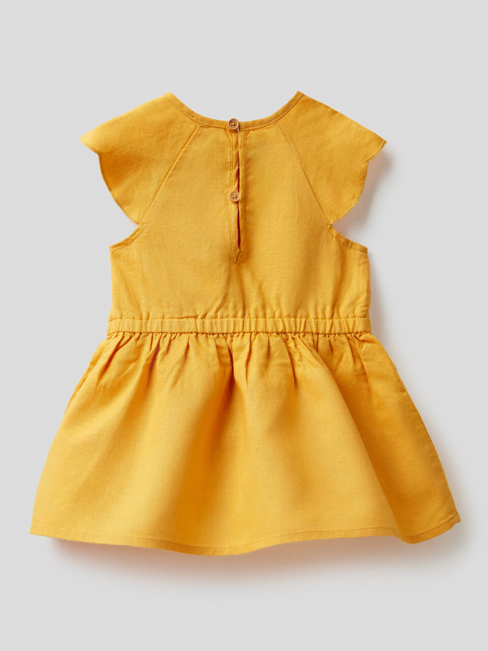 Vestido de lino mixto image number 2