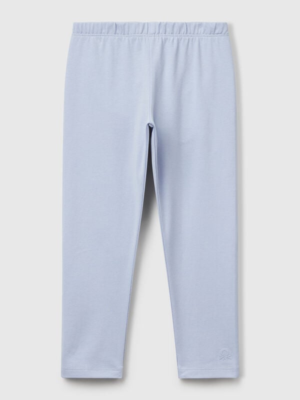 Leggings de algodón elástico Niña