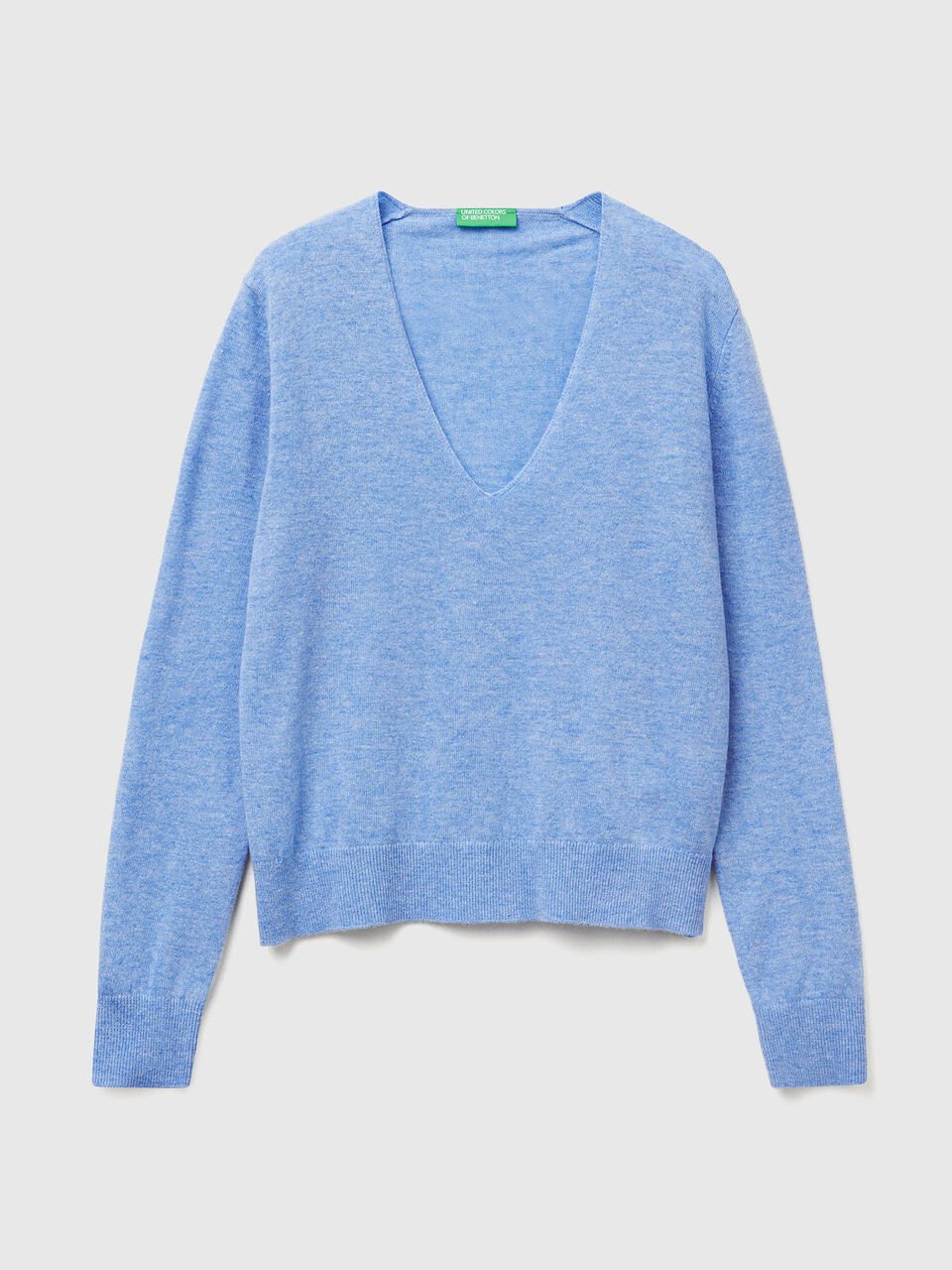 V NECK SWEATER L/S Mujer image number 1