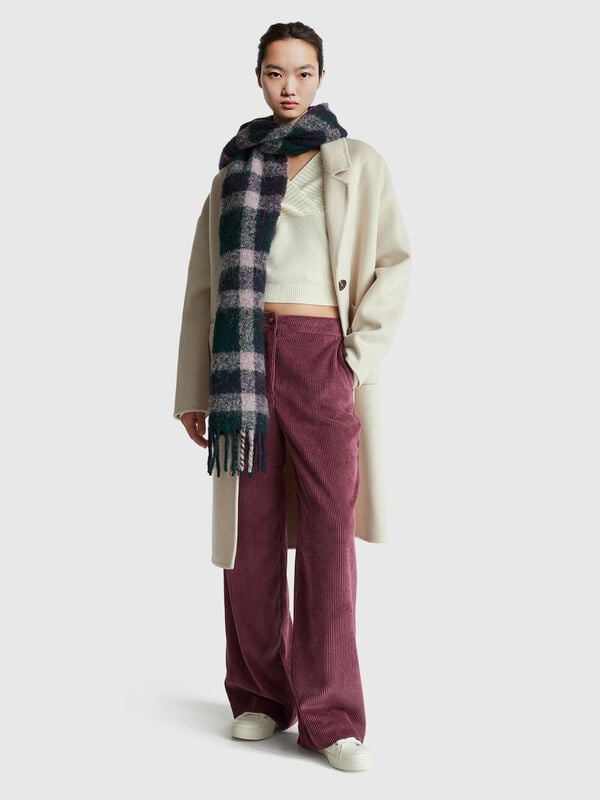 Pantalones de terciopelo acampanados Mujer