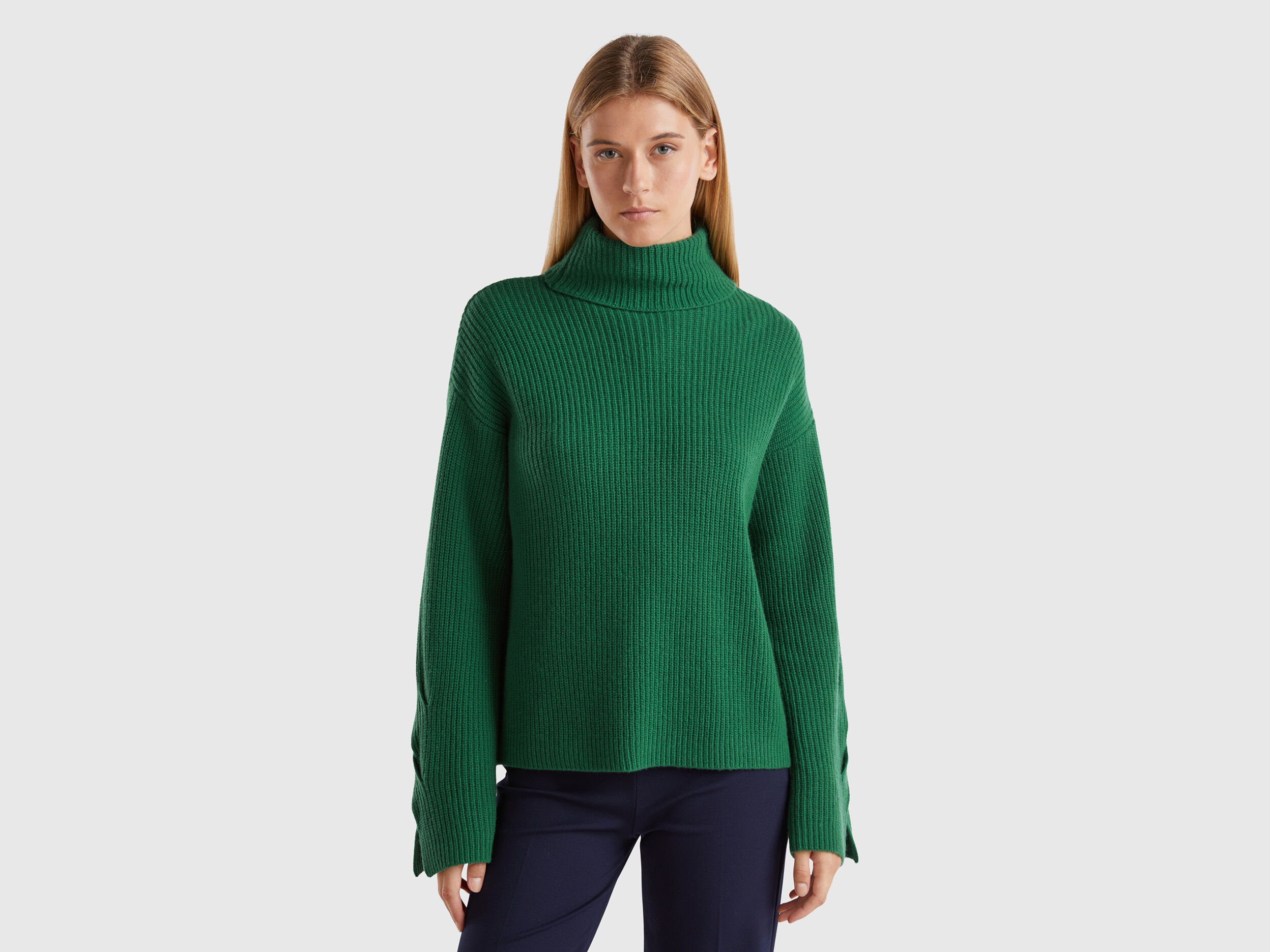 Jerseis Cuello Alto Mujer Nueva Coleccion 2024 Benetton