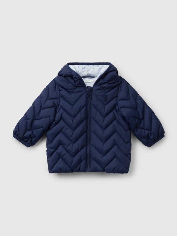 Chaqueta de plumón acolchada con orejas Recién nacidos