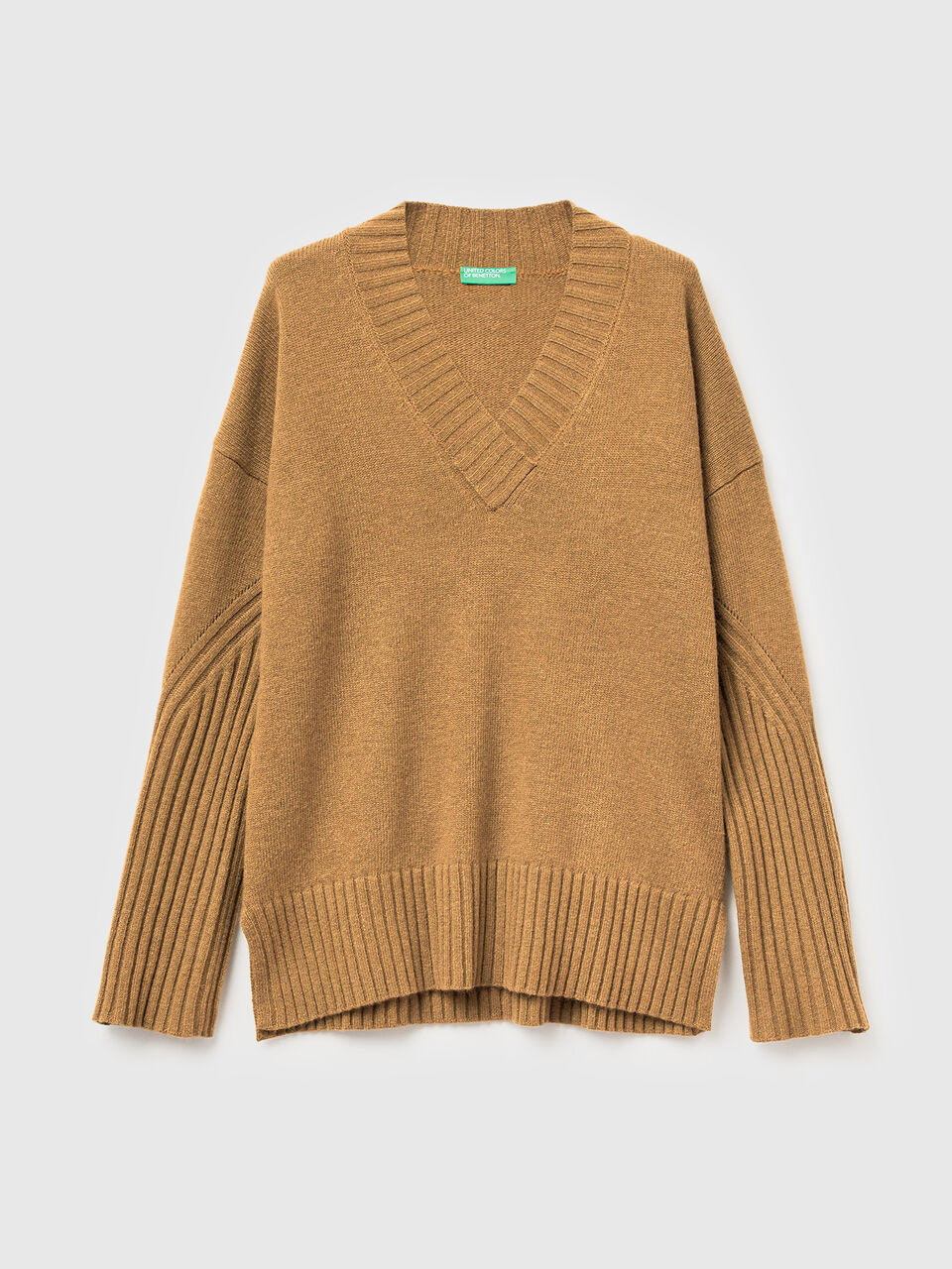 V NECK SWEATER L/S Mujer image number 1